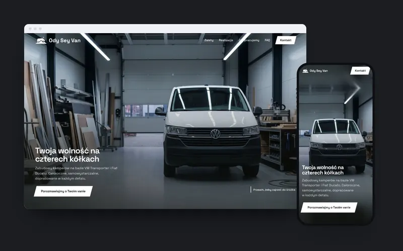Ody Sey Van: website design