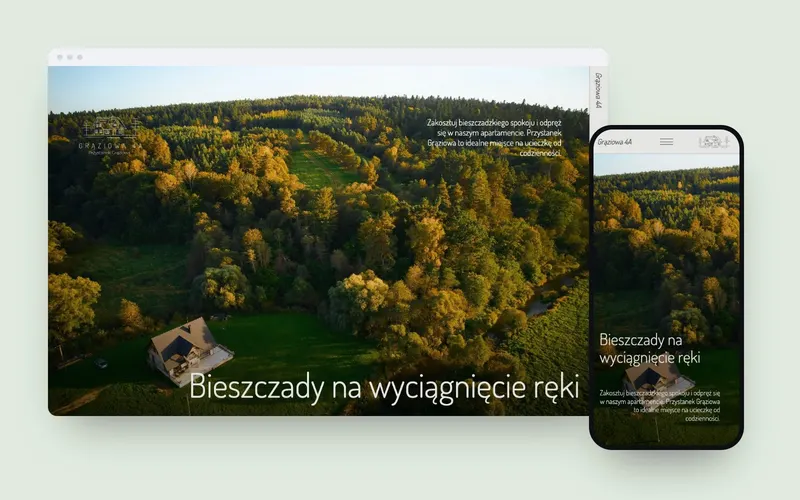 Przystanek Grąziowa: website design